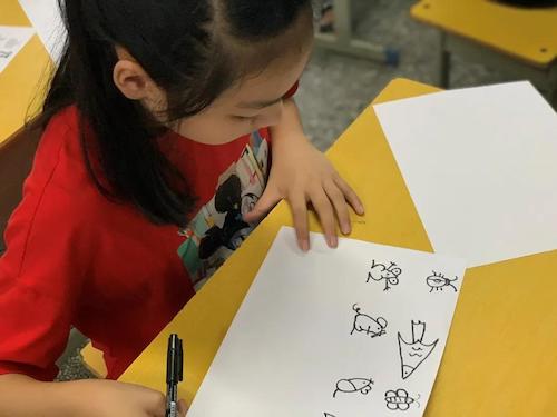 小朋友们的数字简笔画